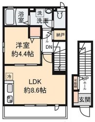 アルエット東藤沢の物件間取画像